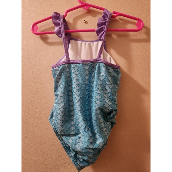 The Little Mermaid Ariel One Piece Swim Suit 24M - Picture 2 of 3